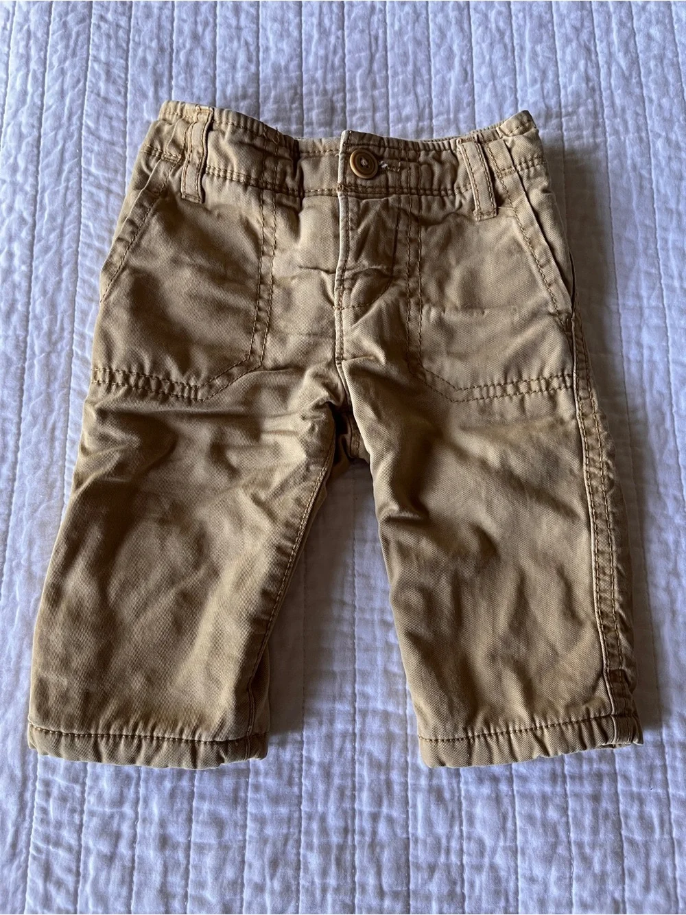 Gap & Cat and Jack Boys Bottoms Trio - Gray, Jeans & Khaki